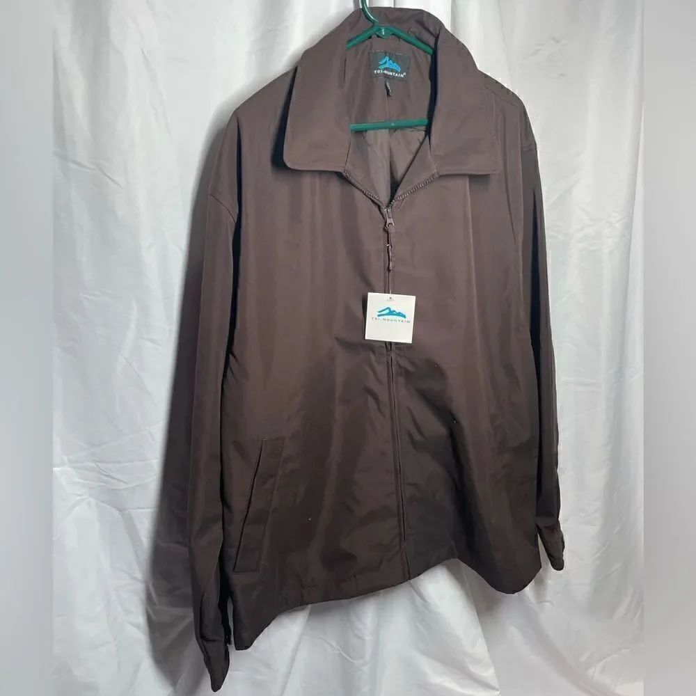 HOST PICK NEW! Men’s 2XL Brown Long Sleeve Jacket Pockets NWT Adjustable